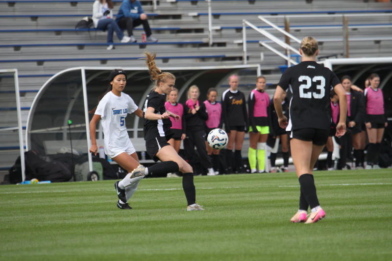 A10 Womens Soccer Championship 2025 XXXIII.jpg :: Saint Louis University Women's Soccer vs Loyola Chicago 2025 at Robert R. Herman Stadium in St. Louis, Missouri, USA. Ramblers fall to the Billikens 6-0 in the A10 Quarterfinals of the 2025 Women's Soccer Championship. This is also the Atlantic 10 Conference 50-year Anniversary. NCAA Womens Soccer SLU advances to the A10 semifinals to face Number 4 Rhode Island.