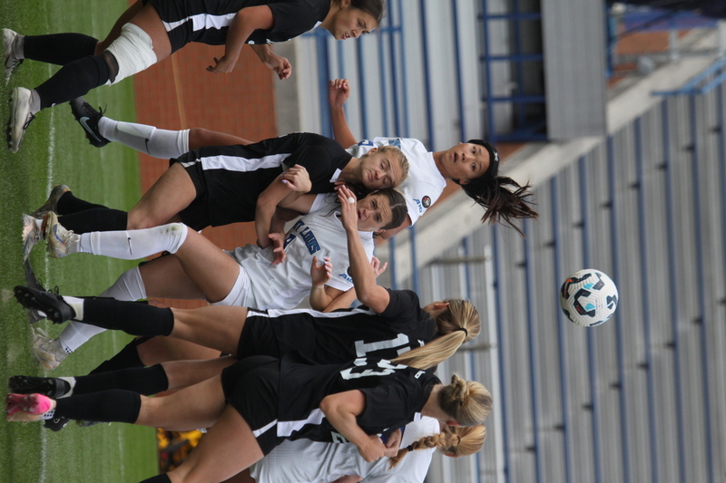 A10 Womens Soccer Championship 2025 XXXIX.jpg :: Saint Louis University Women's Soccer vs Loyola Chicago 2025 at Robert R. Herman Stadium in St. Louis, Missouri, USA. Ramblers fall to the Billikens 6-0 in the A10 Quarterfinals of the 2025 Women's Soccer Championship. This is also the Atlantic 10 Conference 50-year Anniversary. NCAA Womens Soccer SLU advances to the A10 semifinals to face Number 4 Rhode Island.