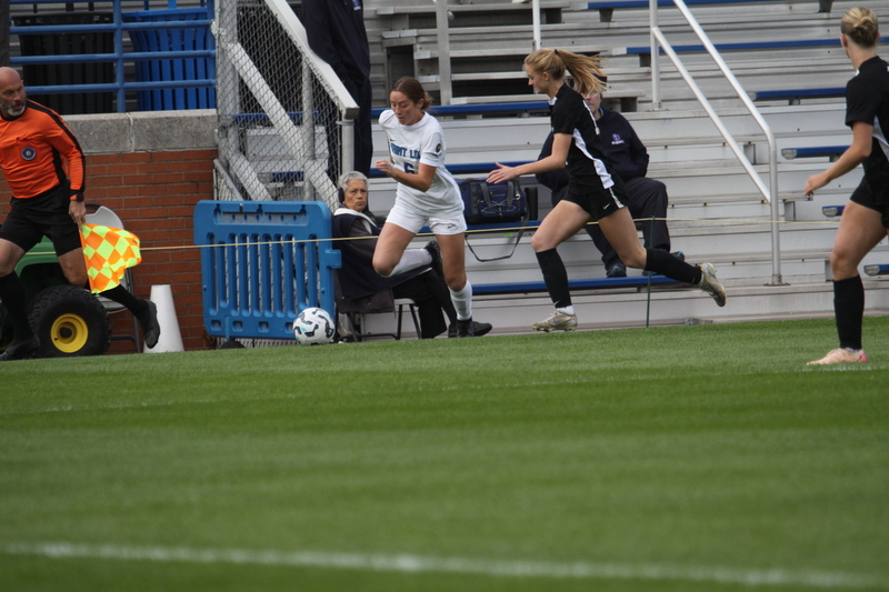 A10 Womens Soccer Championship 2025 XXXVI.jpg :: Saint Louis University Women's Soccer vs Loyola Chicago 2025 at Robert R. Herman Stadium in St. Louis, Missouri, USA. Ramblers fall to the Billikens 6-0 in the A10 Quarterfinals of the 2025 Women's Soccer Championship. This is also the Atlantic 10 Conference 50-year Anniversary. NCAA Womens Soccer SLU advances to the A10 semifinals to face Number 4 Rhode Island.