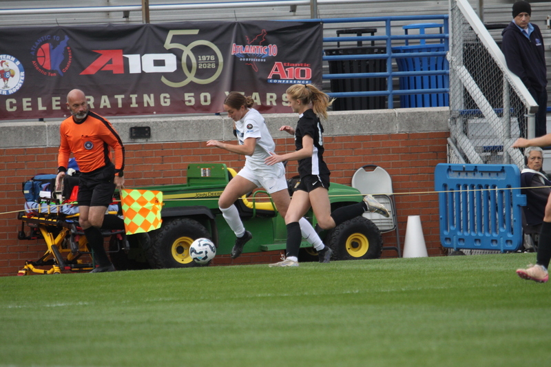 A10 Womens Soccer Championship 2025 XXXVII.jpg :: Saint Louis University Women's Soccer vs Loyola Chicago 2025 at Robert R. Herman Stadium in St. Louis, Missouri, USA. Ramblers fall to the Billikens 6-0 in the A10 Quarterfinals of the 2025 Women's Soccer Championship. This is also the Atlantic 10 Conference 50-year Anniversary. NCAA Womens Soccer SLU advances to the A10 semifinals to face Number 4 Rhode Island.