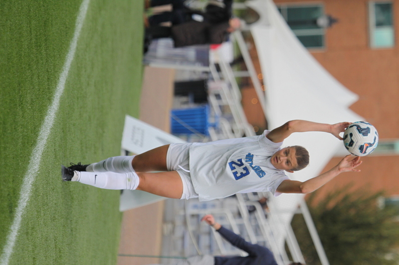 A10 Womens Soccer Championship 2025 XXXXVI.jpg :: Saint Louis University Women's Soccer vs Loyola Chicago 2025 at Robert R. Herman Stadium in St. Louis, Missouri, USA. Ramblers fall to the Billikens 6-0 in the A10 Quarterfinals of the 2025 Women's Soccer Championship. This is also the Atlantic 10 Conference 50-year Anniversary. NCAA Womens Soccer SLU advances to the A10 semifinals to face Number 4 Rhode Island.