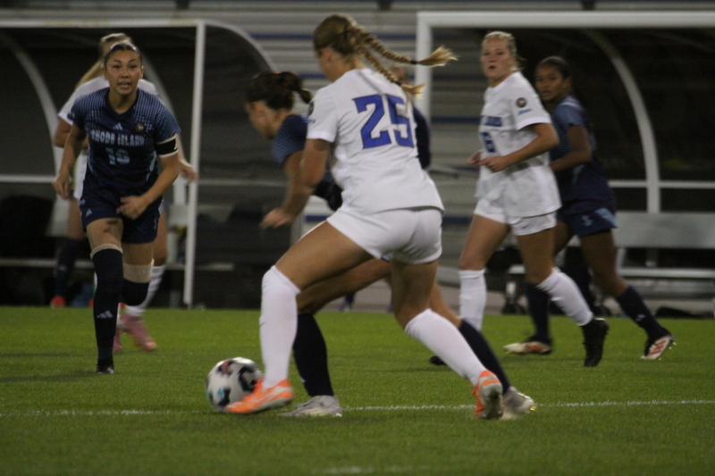 A10 Womens Soccer Semifinals 2025 III.jpg :: Saint Louis University (SLU) Womens Soccer vs University of Rhode Island for the A10 Conference Semifinals at Robert R. Hermann Stadium in St. Louis, Missouri, USA. Rhode Island won 4-2. NCAA Womens Soccer, Division I Soccer, A10 Conference