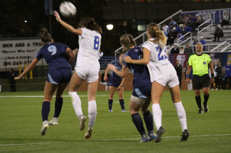 A10 Womens Soccer Semifinals 2025 XII.jpg :: Saint Louis University (SLU) Womens Soccer vs University of Rhode Island for the A10 Conference Semifinals at Robert R. Hermann Stadium in St. Louis, Missouri, USA. Rhode Island won 4-2. NCAA Womens Soccer, Division I Soccer, A10 Conference