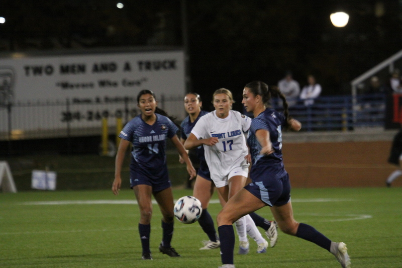 A10 Womens Soccer Semifinals 2025 XIV.jpg :: Saint Louis University (SLU) Womens Soccer vs University of Rhode Island for the A10 Conference Semifinals at Robert R. Hermann Stadium in St. Louis, Missouri, USA. Rhode Island won 4-2. NCAA Womens Soccer, Division I Soccer, A10 Conference