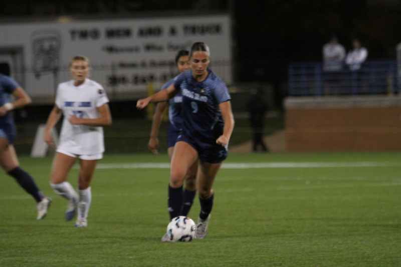 A10 Womens Soccer Semifinals 2025 XV.jpg :: Saint Louis University (SLU) Womens Soccer vs University of Rhode Island for the A10 Conference Semifinals at Robert R. Hermann Stadium in St. Louis, Missouri, USA. Rhode Island won 4-2. NCAA Womens Soccer, Division I Soccer, A10 Conference