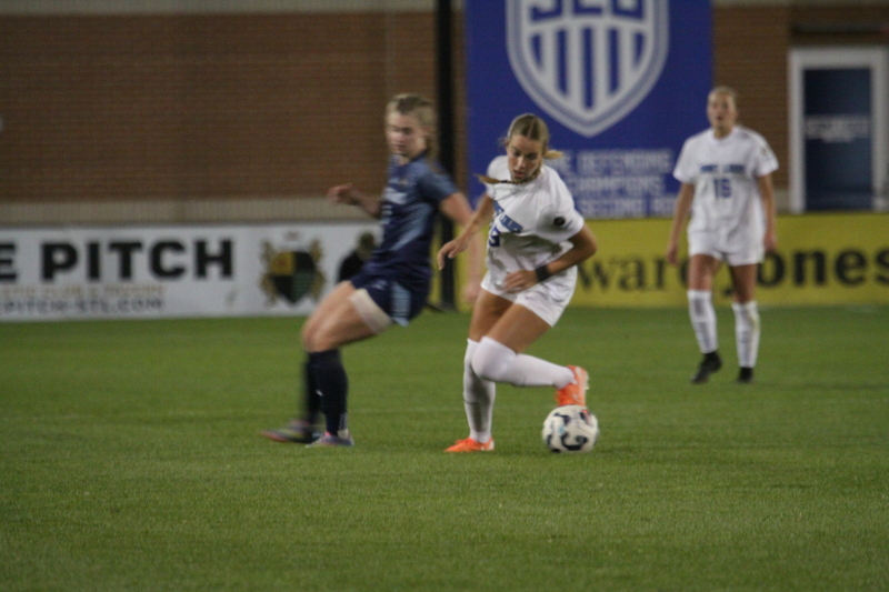 A10 Womens Soccer Semifinals 2025 XXIII.jpg :: Saint Louis University (SLU) Womens Soccer vs University of Rhode Island for the A10 Conference Semifinals at Robert R. Hermann Stadium in St. Louis, Missouri, USA. Rhode Island won 4-2. NCAA Womens Soccer, Division I Soccer, A10 Conference