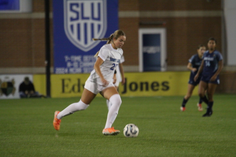 A10 Womens Soccer Semifinals 2025 XXIV.jpg :: Saint Louis University (SLU) Womens Soccer vs University of Rhode Island for the A10 Conference Semifinals at Robert R. Hermann Stadium in St. Louis, Missouri, USA. Rhode Island won 4-2. NCAA Womens Soccer, Division I Soccer, A10 Conference