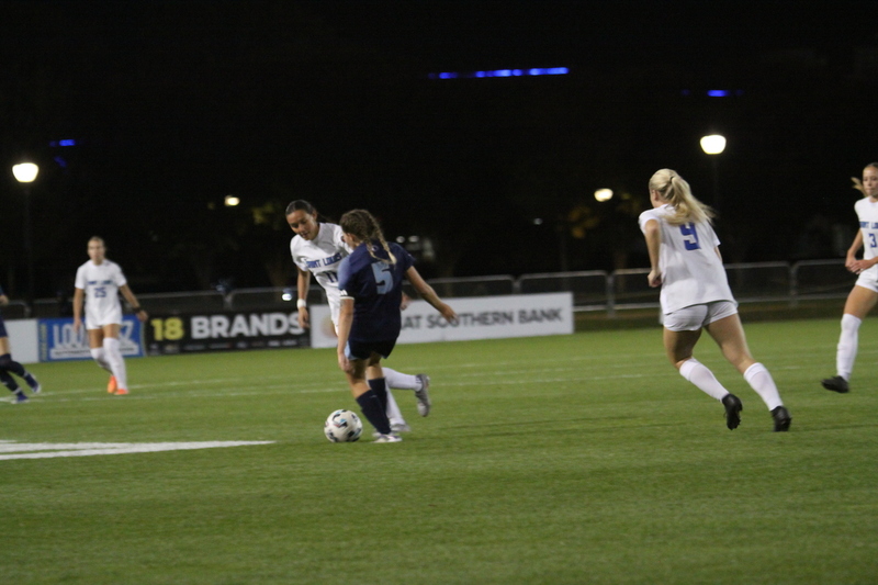 A10 Womens Soccer Semifinals 2025 XXIX.jpg :: Saint Louis University (SLU) Womens Soccer vs University of Rhode Island for the A10 Conference Semifinals at Robert R. Hermann Stadium in St. Louis, Missouri, USA. Rhode Island won 4-2. NCAA Womens Soccer, Division I Soccer, A10 Conference