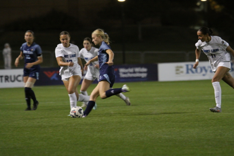 A10 Womens Soccer Semifinals 2025 XXXI.jpg :: Saint Louis University (SLU) Womens Soccer vs University of Rhode Island for the A10 Conference Semifinals at Robert R. Hermann Stadium in St. Louis, Missouri, USA. Rhode Island won 4-2. NCAA Womens Soccer, Division I Soccer, A10 Conference