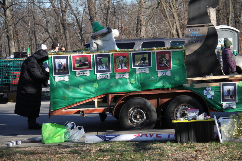 Dogtown St Patricks Day Parade 2026 I.jpg :: Dogtown St. Patrick's Day Parade 2026 in St. Louis-Dogtown, Missouri, USA. The Parade preparations begin at 830 am for some parade participants. Forest Park grounds lead to the parade route through the streets of Dogtown, Missouri, USA. 03-17-2026 11 am start of the annual parade. 