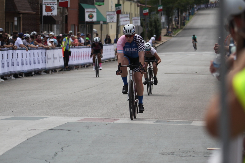 Giro della Montagna 2025 A -LIII.jpg ::  Giro della Montagna 2025/Gateway Cup 2025 - Women's 3/4/5 & Women's 40+, 40 Minutes, field of 75, August,31st,2025The Giro della Montagna presented by Volpi Foods -the third stop of the Bommarito Audi West County Gateway Cup and the final event on the American Criterium Cup. The course is called -The Hill- for a reason Long and rectangular the uphill race from turn 2 to turn 3 decides the race. Turn 4 leads to the Mach 5 downhill sprint, making lap positioning critical. -Gateway Cup website- Presented by Volpi Foods - USA Cycling License - USA Cycling offers various license for cyclists, including annual and one-day options, to participate in sanctioned events across the country. -USA Cycling- This license allows unlimited access to over 3,000 USA Cycling-sanctioned events throughout the year, provides insurance coverage during events, and supports athlete development programs. It is  