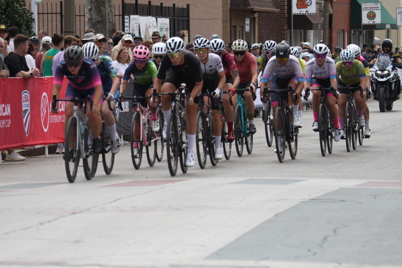 Giro della Montagna 2025 A -LXIV.jpg ::  Giro della Montagna 2025/Gateway Cup 2025 - Women's 3/4/5 & Women's 40+, 40 Minutes, field of 75, August,31st,2025The Giro della Montagna presented by Volpi Foods -the third stop of the Bommarito Audi West County Gateway Cup and the final event on the American Criterium Cup. The course is called -The Hill- for a reason Long and rectangular the uphill race from turn 2 to turn 3 decides the race. Turn 4 leads to the Mach 5 downhill sprint, making lap positioning critical. -Gateway Cup website- Presented by Volpi Foods - USA Cycling License - USA Cycling offers various license for cyclists, including annual and one-day options, to participate in sanctioned events across the country. -USA Cycling- This license allows unlimited access to over 3,000 USA Cycling-sanctioned events throughout the year, provides insurance coverage during events, and supports athlete development programs. It is  