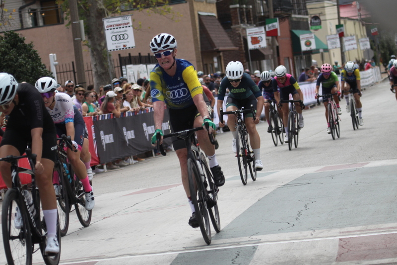 Giro della Montagna 2025 A -LXXII.jpg ::  Giro della Montagna 2025/Gateway Cup 2025 - Women's 3/4/5 & Women's 40+, 40 Minutes, field of 75, August,31st,2025The Giro della Montagna presented by Volpi Foods -the third stop of the Bommarito Audi West County Gateway Cup and the final event on the American Criterium Cup. The course is called -The Hill- for a reason Long and rectangular the uphill race from turn 2 to turn 3 decides the race. Turn 4 leads to the Mach 5 downhill sprint, making lap positioning critical. -Gateway Cup website- Presented by Volpi Foods - USA Cycling License - USA Cycling offers various license for cyclists, including annual and one-day options, to participate in sanctioned events across the country. -USA Cycling- This license allows unlimited access to over 3,000 USA Cycling-sanctioned events throughout the year, provides insurance coverage during events, and supports athlete development programs. It is  