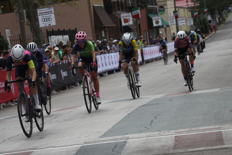 Giro della Montagna 2025 A -LXXXI.jpg ::  Giro della Montagna 2025/Gateway Cup 2025 - Women's 3/4/5 & Women's 40+, 40 Minutes, field of 75, August,31st,2025The Giro della Montagna presented by Volpi Foods -the third stop of the Bommarito Audi West County Gateway Cup and the final event on the American Criterium Cup. The course is called -The Hill- for a reason Long and rectangular the uphill race from turn 2 to turn 3 decides the race. Turn 4 leads to the Mach 5 downhill sprint, making lap positioning critical. -Gateway Cup website- Presented by Volpi Foods - USA Cycling License - USA Cycling offers various license for cyclists, including annual and one-day options, to participate in sanctioned events across the country. -USA Cycling- This license allows unlimited access to over 3,000 USA Cycling-sanctioned events throughout the year, provides insurance coverage during events, and supports athlete development programs. It is  
