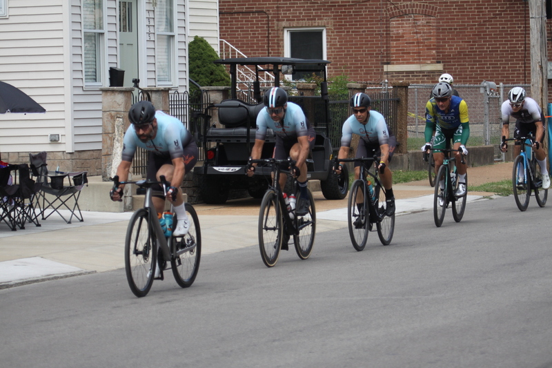 Giro della Montagna 2025 A -LXXXXVII.jpg :: Giro della Montagna 2025/Gateway Cup 2025 - August,31st,2025 - Masters 50+/60+ CAT 1-4, 40 Minutes of racing, Field of 100, 1230pm - The Giro della Montagna presented by VOLPI Foods - the third stop of the Bommarito Audi West County Gateway Cup and the final event on the American Criterium Cup. The course is called -The Hill- for a reason. Long and rectangular the uphill race from turn 2 to turn 3 decides the race. Turn 4leads to a Mach 5 downhill sprint, making lap positioning critical. -Gateway Cup Website- Presented by VOLPI Foods - Category 4 (CAT 4) After gaining some experience, riders can upgrade to CAT 4, where races are longer and more competitive. Category 3 (CAT 3) - This intermediate category features longer and more challenging races, requiring a good understanding of racing tactics. Category 2 (CAT 2) Advanced category for experienced riders, with even more competitive races. Category 1 (CAT 1) The highest level reserved for elite riders who have demonstrated exceptional skill and performance. -USA Cycling website- USA Cycling 