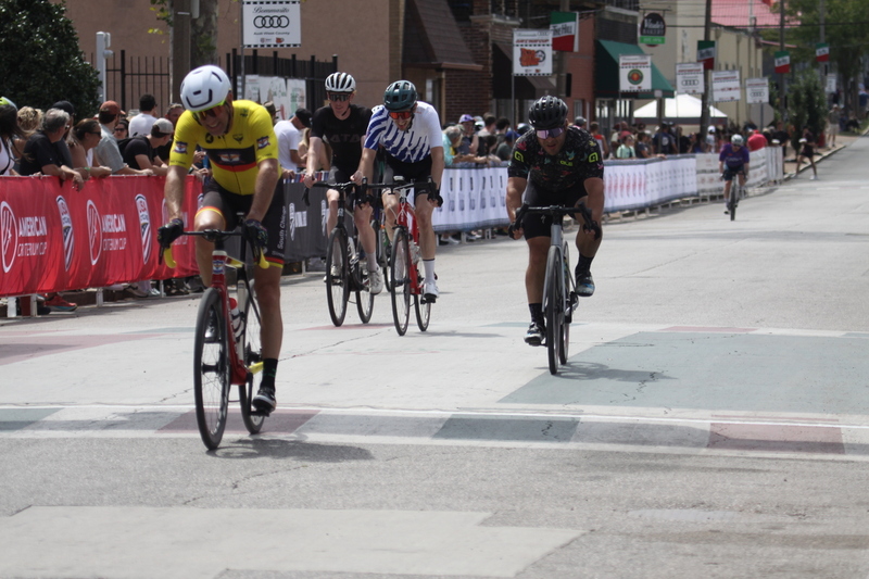 Giro della Montagna 2025 A -XXVI.jpg :: Giro della Montagna 2025/Gateway Cup 2025 - August, 31st, 2025 - Men's CAT 4/5 - The Giro della Montagna presented by Volpi Foods - the third stop of the Bommarito Audi West County Gateway Cup and the final event on the American Criterium Cup. The course is called -The Hill- for a reason. Long and rectangular, the uphill race from turn 2 to turn3 decides the race. Turn 4 leads to a Mach 5 downhill sprint, making lap positioning critical. Presented by Volpi Foods - A USA Cycling sanctioned race.