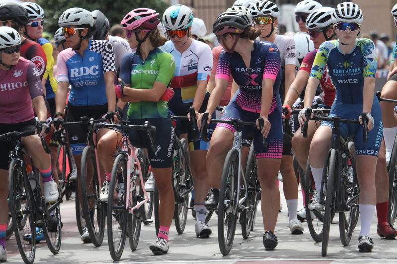 Giro della Montagna 2025 A -XXXIV.jpg :: Giro della Montagna 2025/Gateway Cup 2025 - Women's 3/4/5 & Women's Masters 40+, 40 minutes of racing, field of 75 - August, 31st, 2025 - The Giro della Montagna presented by Volpi Foods - the third stop of the Bommarito Audi West County Gateway Cup and the final event on the American Criterium Cup. The course is called -The Hill- for a reason. Long and rectangular, the uphill race from turn 2 to turn3 decides the race. Turn 4 leads to a Mach 5 downhill sprint, making lap positioning critical. -Gateway Cup Website- Presented by Volpi Foods - USA Cycling has established a system of racing categories to classify riders in various cycling disciplines, including road, track, cyclocross, and Mountain Biking. The categories help ensure fair competition by grouping riders of similar abilities together. Here's a breakdown of the categories for different cycling disciplines. - Road, Track, and Cyclocross Categories - Category Novice (CAT NOV) This is the entry-level category for beginners. Race are shorter and less challenging to help new riders develop their skills and enjoy the sport. Category 4 (CAT 4) After gaining some experience, riders can upgrade to CAT 4, where races are longer and more competitive. Category 3 (CAT 3) This intermediate category features longer and more challenging races, requiring a good understanding of racing tactics. -USA Cycling website-