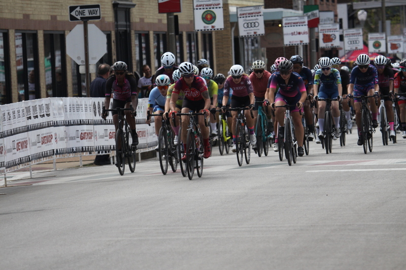 Giro della Montagna 2025 A -XXXVI.jpg :: Giro della Montagna 2025/Gateway Cup 2025 - Women's 3/4/5 & Women's Masters 40+, 40 minutes of racing, field of 75 - August, 31st, 2025 - The Giro della Montagna presented by Volpi Foods - the third stop of the Bommarito Audi West County Gateway Cup and the final event on the American Criterium Cup. The course is called -The Hill- for a reason. Long and rectangular, the uphill race from turn 2 to turn3 decides the race. Turn 4 leads to a Mach 5 downhill sprint, making lap positioning critical. -Gateway Cup Website- Presented by Volpi Foods - USA Cycling has established a system of racing categories to classify riders in various cycling disciplines, including road, track, cyclocross, and Mountain Biking. The categories help ensure fair competition by grouping riders of similar abilities together. Here's a breakdown of the categories for different cycling disciplines. - Road, Track, and Cyclocross Categories - Category Novice (CAT NOV) This is the entry-level category for beginners. Race are shorter and less challenging to help new riders develop their skills and enjoy the sport. Category 4 (CAT 4) After gaining some experience, riders can upgrade to CAT 4, where races are longer and more competitive. Category 3 (CAT 3) This intermediate category features longer and more challenging races, requiring a good understanding of racing tactics. -USA Cycling website-