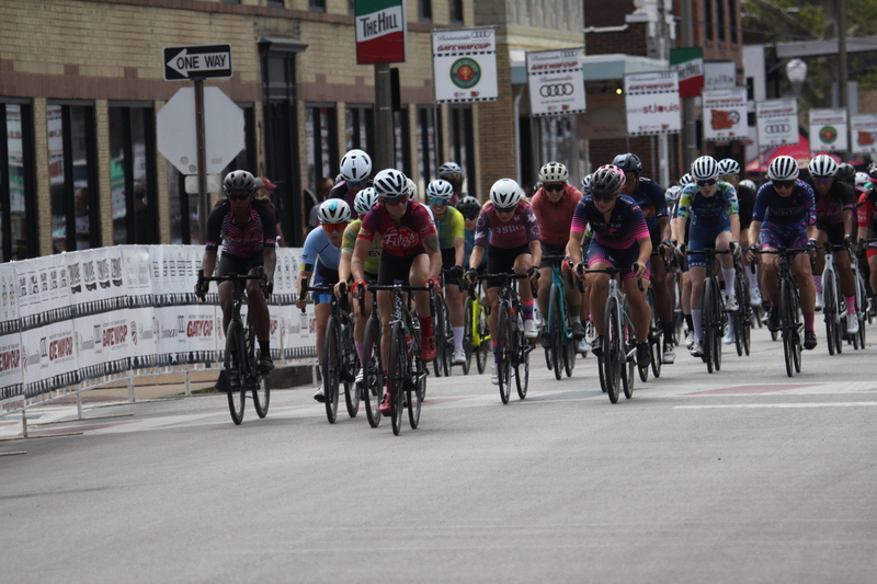 Giro della Montagna 2025 A -XXXVII.jpg :: Giro della Montagna 2025/Gateway Cup 2025 - Women's 3/4/5 & Women's Masters 40+, 40 minutes of racing, field of 75 - August, 31st, 2025 - The Giro della Montagna presented by Volpi Foods - the third stop of the Bommarito Audi West County Gateway Cup and the final event on the American Criterium Cup. The course is called -The Hill- for a reason. Long and rectangular, the uphill race from turn 2 to turn3 decides the race. Turn 4 leads to a Mach 5 downhill sprint, making lap positioning critical. -Gateway Cup Website- Presented by Volpi Foods - USA Cycling has established a system of racing categories to classify riders in various cycling disciplines, including road, track, cyclocross, and Mountain Biking. The categories help ensure fair competition by grouping riders of similar abilities together. Here's a breakdown of the categories for different cycling disciplines. - Road, Track, and Cyclocross Categories - Category Novice (CAT NOV) This is the entry-level category for beginners. Race are shorter and less challenging to help new riders develop their skills and enjoy the sport. Category 4 (CAT 4) After gaining some experience, riders can upgrade to CAT 4, where races are longer and more competitive. Category 3 (CAT 3) This intermediate category features longer and more challenging races, requiring a good understanding of racing tactics. -USA Cycling website-