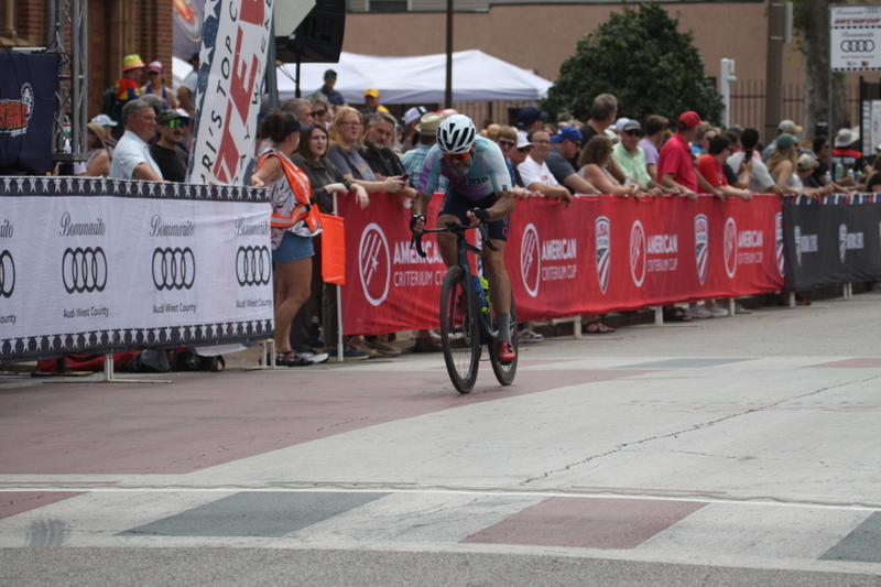 Giro della Montagna 2025 B -XX.jpg :: Giro della Montagna 2025/Gateway Cup 2025 - August,31st,2025 - Masters 50+/60+ CAT 1-4, 40 Minutes of racing, Field of 100, 1230pm - The Giro della Montagna presented by VOLPI Foods - the third stop of the Bommarito Audi West County Gateway Cup and the final event on the American Criterium Cup. The course is called -The Hill- for a reason. Long and rectangular the uphill race from turn 2 to turn 3 decides the race. Turn 4leads to a Mach 5 downhill sprint, making lap positioning critical. -Gateway Cup Website- Presented by VOLPI Foods - Category 4 (CAT 4) After gaining some experience, riders can upgrade to CAT 4, where races are longer and more competitive. Category 3 (CAT 3) - This intermediate category features longer and more challenging races, requiring a good understanding of racing tactics. Category 2 (CAT 2) Advanced category for experienced riders, with even more competitive races. Category 1 (CAT 1) The highest level reserved for elite riders who have demonstrated exceptional skill and performance. -USA Cycling website- USA Cycling 