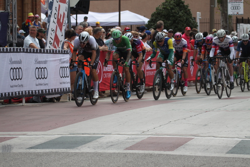 Giro della Montagna 2025 B -XXI.jpg :: Giro della Montagna 2025/Gateway Cup 2025 - August,31st,2025 - Masters 50+/60+ CAT 1-4, 40 Minutes of racing, Field of 100, 1230pm - The Giro della Montagna presented by VOLPI Foods - the third stop of the Bommarito Audi West County Gateway Cup and the final event on the American Criterium Cup. The course is called -The Hill- for a reason. Long and rectangular the uphill race from turn 2 to turn 3 decides the race. Turn 4leads to a Mach 5 downhill sprint, making lap positioning critical. -Gateway Cup Website- Presented by VOLPI Foods - Category 4 (CAT 4) After gaining some experience, riders can upgrade to CAT 4, where races are longer and more competitive. Category 3 (CAT 3) - This intermediate category features longer and more challenging races, requiring a good understanding of racing tactics. Category 2 (CAT 2) Advanced category for experienced riders, with even more competitive races. Category 1 (CAT 1) The highest level reserved for elite riders who have demonstrated exceptional skill and performance. -USA Cycling website- USA Cycling 