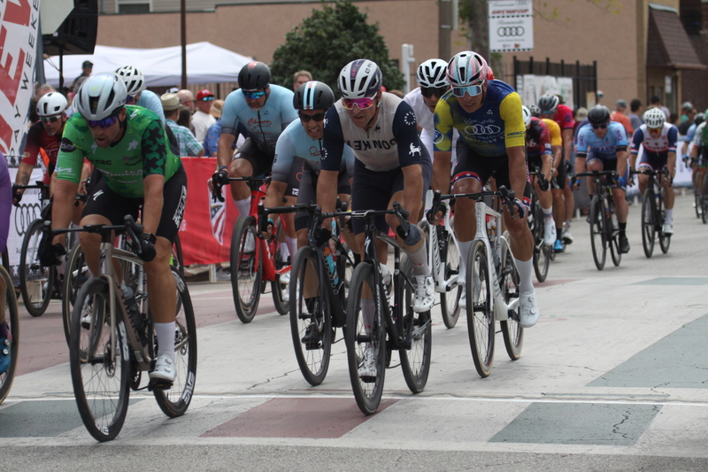 Giro della Montagna 2025 B -XXIII.jpg :: Giro della Montagna 2025/Gateway Cup 2025 - August,31st,2025 - Masters 50+/60+ CAT 1-4, 40 Minutes of racing, Field of 100, 1230pm - The Giro della Montagna presented by VOLPI Foods - the third stop of the Bommarito Audi West County Gateway Cup and the final event on the American Criterium Cup. The course is called -The Hill- for a reason. Long and rectangular the uphill race from turn 2 to turn 3 decides the race. Turn 4leads to a Mach 5 downhill sprint, making lap positioning critical. -Gateway Cup Website- Presented by VOLPI Foods - Category 4 (CAT 4) After gaining some experience, riders can upgrade to CAT 4, where races are longer and more competitive. Category 3 (CAT 3) - This intermediate category features longer and more challenging races, requiring a good understanding of racing tactics. Category 2 (CAT 2) Advanced category for experienced riders, with even more competitive races. Category 1 (CAT 1) The highest level reserved for elite riders who have demonstrated exceptional skill and performance. -USA Cycling website- USA Cycling 