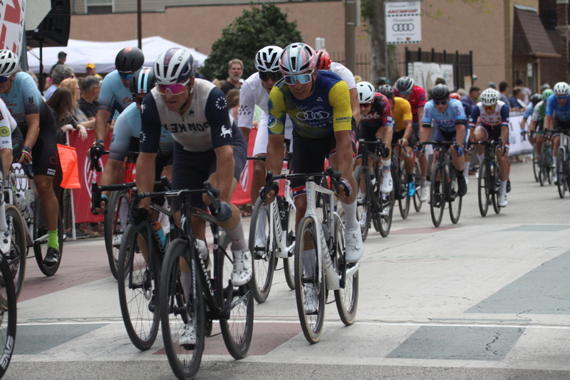 Giro della Montagna 2025 B -XXIV.jpg :: Giro della Montagna 2025/Gateway Cup 2025 - August,31st,2025 - Masters 50+/60+ CAT 1-4, 40 Minutes of racing, Field of 100, 1230pm - The Giro della Montagna presented by VOLPI Foods - the third stop of the Bommarito Audi West County Gateway Cup and the final event on the American Criterium Cup. The course is called -The Hill- for a reason. Long and rectangular the uphill race from turn 2 to turn 3 decides the race. Turn 4leads to a Mach 5 downhill sprint, making lap positioning critical. -Gateway Cup Website- Presented by VOLPI Foods - Category 4 (CAT 4) After gaining some experience, riders can upgrade to CAT 4, where races are longer and more competitive. Category 3 (CAT 3) - This intermediate category features longer and more challenging races, requiring a good understanding of racing tactics. Category 2 (CAT 2) Advanced category for experienced riders, with even more competitive races. Category 1 (CAT 1) The highest level reserved for elite riders who have demonstrated exceptional skill and performance. -USA Cycling website- USA Cycling 