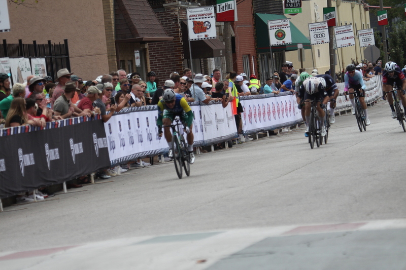 Giro della Montagna 2025 B -XXIX.jpg :: Giro della Montagna 2025/Gateway Cup 2025 - August,31st,2025 - Masters 50+/60+ CAT 1-4, 40 Minutes of racing, Field of 100, 1230pm - The Giro della Montagna presented by VOLPI Foods - the third stop of the Bommarito Audi West County Gateway Cup and the final event on the American Criterium Cup. The course is called -The Hill- for a reason. Long and rectangular the uphill race from turn 2 to turn 3 decides the race. Turn 4leads to a Mach 5 downhill sprint, making lap positioning critical. -Gateway Cup Website- Presented by VOLPI Foods - Category 4 (CAT 4) After gaining some experience, riders can upgrade to CAT 4, where races are longer and more competitive. Category 3 (CAT 3) - This intermediate category features longer and more challenging races, requiring a good understanding of racing tactics. Category 2 (CAT 2) Advanced category for experienced riders, with even more competitive races. Category 1 (CAT 1) The highest level reserved for elite riders who have demonstrated exceptional skill and performance. -USA Cycling website- USA Cycling 
