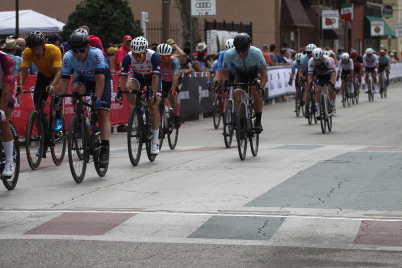 Giro della Montagna 2025 B -XXVI.jpg :: Giro della Montagna 2025/Gateway Cup 2025 - August,31st,2025 - Masters 50+/60+ CAT 1-4, 40 Minutes of racing, Field of 100, 1230pm - The Giro della Montagna presented by VOLPI Foods - the third stop of the Bommarito Audi West County Gateway Cup and the final event on the American Criterium Cup. The course is called -The Hill- for a reason. Long and rectangular the uphill race from turn 2 to turn 3 decides the race. Turn 4leads to a Mach 5 downhill sprint, making lap positioning critical. -Gateway Cup Website- Presented by VOLPI Foods - Category 4 (CAT 4) After gaining some experience, riders can upgrade to CAT 4, where races are longer and more competitive. Category 3 (CAT 3) - This intermediate category features longer and more challenging races, requiring a good understanding of racing tactics. Category 2 (CAT 2) Advanced category for experienced riders, with even more competitive races. Category 1 (CAT 1) The highest level reserved for elite riders who have demonstrated exceptional skill and performance. -USA Cycling website- USA Cycling 