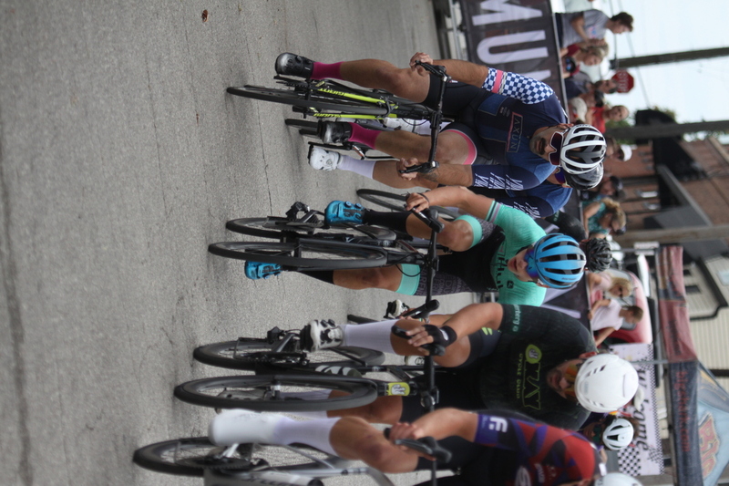 Giro della Montagna 2025 B -XXXXV.jpg :: Giro della Montagna 2025/Gateway Cup 2025 - Men's CAT 3/4 - August 31st 2025 - 50 minutes of racing, The Giro della Montagna presented by VOLPI Foods - the third stop of the Bommarito Audi West County Gateway Cup and the final event on the American Criterium Cup. The course is called -The Hill- for a reason. Long and rectangular the uphill race from turn 2 to turn 3 decides the race. Turn 4 leads to a Mach 5 downhill sprint, making lap positioning critical. - Presented by Volpi Foods - A criterium, or Crit, is a bike race consisting of several laps around a closed circuit, the length of each lap or ranging from about 400 meters to 10,000 meters. USA Cycling website