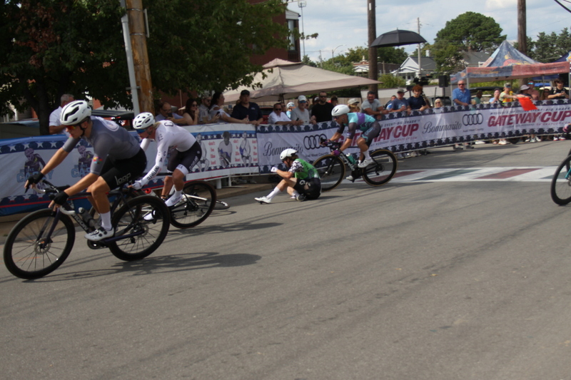 Giro della Montagna 2025 C -LXXI.jpg :: Giro della Montagna 2025/Gateway Cup 2025 - August 31st 2025 - CAT 2-3, 55 Minutes of racing, a field of 150, The Giro della Montagna presented by VOLPI FOODS - the third stop of the Bommarito Audi West County Gateway Cup and the final event on the America Criterium Cup circuit. The course is called -The Hill- for a reason long and rectangular, the uphill race from turn 2 to turn 3 decides the race. Turn 4 leads to a Mach 5 uphill sprint, making lap positioning critical. - presented by VOLPI FOODS - USA Cycling offers various license for cyclists including annual and one-day options, to participate in sanctioned events across the country. -USA Cycling- This license allows unlimited access to over 3,000 USA Cycling -Sanctionedevents throughout the year, provides insurance coverage during events, and supports athlete development programs. It is valid until December 31st of the year purchased. International Race License - This license is required for cyclists wishing to compete in international events and must be obtained prior to registration for competitions like the World Championships. -USA Cycling website-