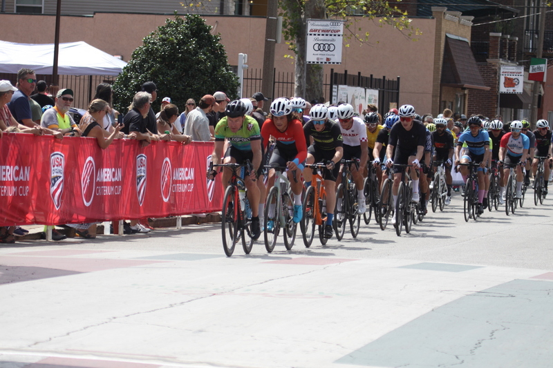 Giro della Montagna 2025 CI.jpg :: Giro della Montagna 2025/Gateway Cup 2025 - August, 31st, 2025 - Men's CAT 4/5 - The Giro della Montagna presented by Volpi Foods - the third stop of the Bommarito Audi West County Gateway Cup and the final event on the American Criterium Cup. The course is called -The Hill- for a reason. Long and rectangular, the uphill race from turn 2 to turn3 decides the race. Turn 4 leads to a Mach 5 downhill sprint, making lap positioning critical. Presented by Volpi Foods - A USA Cycling sanctioned race.
