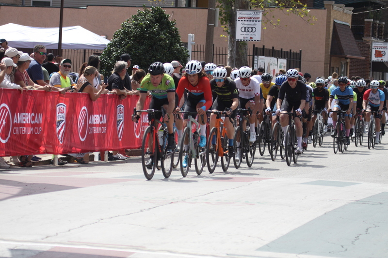 Giro della Montagna 2025 CII.jpg :: Giro della Montagna 2025/Gateway Cup 2025 - August, 31st, 2025 - Men's CAT 4/5 - The Giro della Montagna presented by Volpi Foods - the third stop of the Bommarito Audi West County Gateway Cup and the final event on the American Criterium Cup. The course is called -The Hill- for a reason. Long and rectangular, the uphill race from turn 2 to turn3 decides the race. Turn 4 leads to a Mach 5 downhill sprint, making lap positioning critical. Presented by Volpi Foods - A USA Cycling sanctioned race.