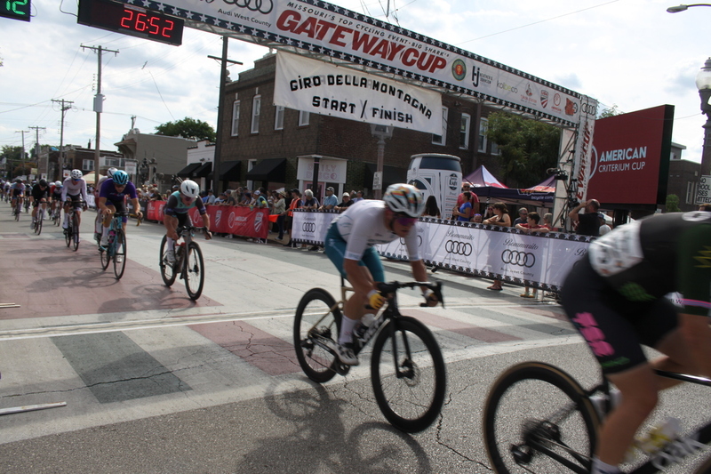 Giro della Montagna 2025 D -.jpg :: Giro della Montagna 2025/Gateway Cup 2025 - August 31st 2025 - CAT 2-3, 55 Minutes of racing, a field of 150, The Giro della Montagna presented by VOLPI FOODS - the third stop of the Bommarito Audi West County Gateway Cup and the final event on the America Criterium Cup circuit. The course is called -The Hill- for a reason long and rectangular, the uphill race from turn 2 to turn 3 decides the race. Turn 4 leads to a Mach 5 uphill sprint, making lap positioning critical. - presented by VOLPI FOODS - USA Cycling offers various license for cyclists including annual and one-day options, to participate in sanctioned events across the country. -USA Cycling- This license allows unlimited access to over 3,000 USA Cycling -Sanctionedevents throughout the year, provides insurance coverage during events, and supports athlete development programs. It is valid until December 31st of the year purchased. International Race License - This license is required for cyclists wishing to compete in international events and must be obtained prior to registration for competitions like the World Championships. -USA Cycling website-