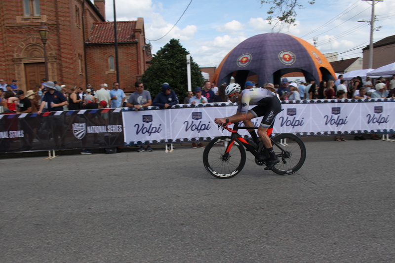 Giro della Montagna 2025 D -XV.jpg :: Giro della Montagna 2025/Gateway Cup 2025 - August 31st 2025 - CAT 2-3, 55 Minutes of racing, a field of 150, The Giro della Montagna presented by VOLPI FOODS - the third stop of the Bommarito Audi West County Gateway Cup and the final event on the America Criterium Cup circuit. The course is called -The Hill- for a reason long and rectangular, the uphill race from turn 2 to turn 3 decides the race. Turn 4 leads to a Mach 5 uphill sprint, making lap positioning critical. - presented by VOLPI FOODS - USA Cycling offers various license for cyclists including annual and one-day options, to participate in sanctioned events across the country. -USA Cycling- This license allows unlimited access to over 3,000 USA Cycling -Sanctionedevents throughout the year, provides insurance coverage during events, and supports athlete development programs. It is valid until December 31st of the year purchased. International Race License - This license is required for cyclists wishing to compete in international events and must be obtained prior to registration for competitions like the World Championships. -USA Cycling website-
