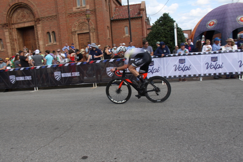 Giro della Montagna 2025 D -XVI.jpg :: Giro della Montagna 2025/Gateway Cup 2025 - August 31st 2025 - CAT 2-3, 55 Minutes of racing, a field of 150, The Giro della Montagna presented by VOLPI FOODS - the third stop of the Bommarito Audi West County Gateway Cup and the final event on the America Criterium Cup circuit. The course is called -The Hill- for a reason long and rectangular, the uphill race from turn 2 to turn 3 decides the race. Turn 4 leads to a Mach 5 uphill sprint, making lap positioning critical. - presented by VOLPI FOODS - USA Cycling offers various license for cyclists including annual and one-day options, to participate in sanctioned events across the country. -USA Cycling- This license allows unlimited access to over 3,000 USA Cycling -Sanctionedevents throughout the year, provides insurance coverage during events, and supports athlete development programs. It is valid until December 31st of the year purchased. International Race License - This license is required for cyclists wishing to compete in international events and must be obtained prior to registration for competitions like the World Championships. -USA Cycling website-