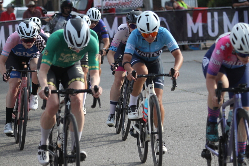 Giro della Montagna 2025 E -L.jpg :: Giro della Montagna 2025/Gateway Cup 2025 - American Criterium Cup 2025- August 31st 2025 - Women's Pro Cycling, CAT 1-2, 70 minutes of racing, a field of 150, The Giro della Montagna presented by VOLPI FOODS - the third stop of the Bommarito Audi West County Gateway Cup and the final event on the American Criterium Cup. The course is called -The Hill- for a reason long and rectangular the uphill race from turn 2 to turn 3 decides the race. Turn 4 leads to a Mach 5 downhill sprint, making lap positioning critical. -presented by VOLPI FOODS- Stop 6 - Bommarito Audi West County Gateway Cup, Four days of racing over Labor Day Weekend, The Bommarito Audi West County Gateway Cup feature four of St. Louis Signature neighborhoods and the final stage of the American Criterium Cup at the Classic Giro della Montagna Criterium. - USA Cycling -