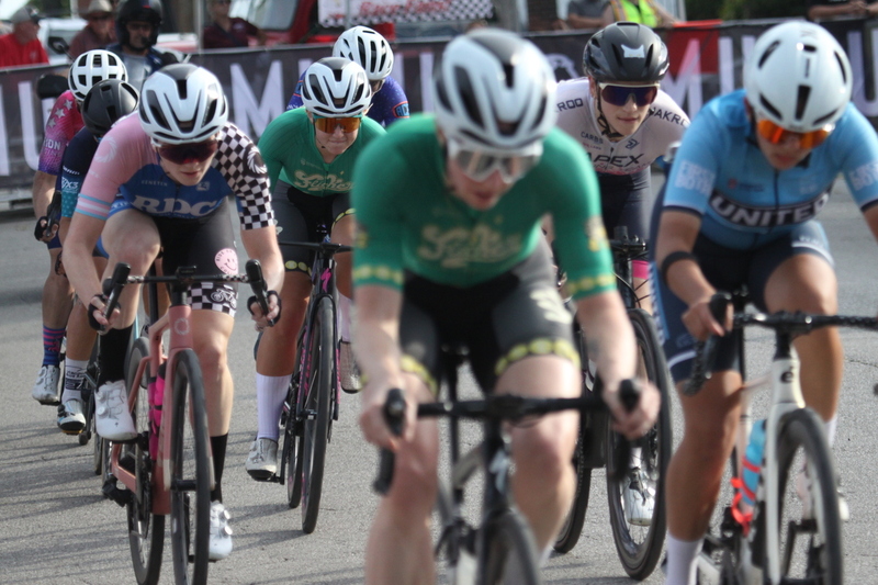 Giro della Montagna 2025 E -LI.jpg :: Giro della Montagna 2025/Gateway Cup 2025 - American Criterium Cup 2025- August 31st 2025 - Women's Pro Cycling, CAT 1-2, 70 minutes of racing, a field of 150, The Giro della Montagna presented by VOLPI FOODS - the third stop of the Bommarito Audi West County Gateway Cup and the final event on the American Criterium Cup. The course is called -The Hill- for a reason long and rectangular the uphill race from turn 2 to turn 3 decides the race. Turn 4 leads to a Mach 5 downhill sprint, making lap positioning critical. -presented by VOLPI FOODS- Stop 6 - Bommarito Audi West County Gateway Cup, Four days of racing over Labor Day Weekend, The Bommarito Audi West County Gateway Cup feature four of St. Louis Signature neighborhoods and the final stage of the American Criterium Cup at the Classic Giro della Montagna Criterium. - USA Cycling -