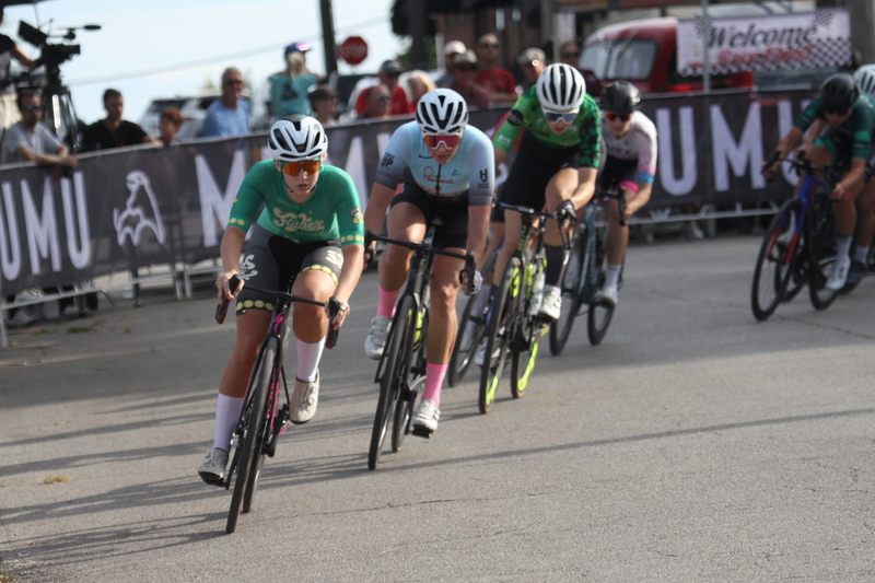Giro della Montagna 2025 E -LVIII.jpg :: Giro della Montagna 2025/Gateway Cup 2025 - American Criterium Cup 2025- August 31st 2025 - Women's Pro Cycling, CAT 1-2, 70 minutes of racing, a field of 150, The Giro della Montagna presented by VOLPI FOODS - the third stop of the Bommarito Audi West County Gateway Cup and the final event on the American Criterium Cup. The course is called -The Hill- for a reason long and rectangular the uphill race from turn 2 to turn 3 decides the race. Turn 4 leads to a Mach 5 downhill sprint, making lap positioning critical. -presented by VOLPI FOODS- Stop 6 - Bommarito Audi West County Gateway Cup, Four days of racing over Labor Day Weekend, The Bommarito Audi West County Gateway Cup feature four of St. Louis Signature neighborhoods and the final stage of the American Criterium Cup at the Classic Giro della Montagna Criterium. - USA Cycling -