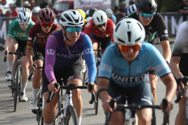 Giro della Montagna 2025 E -LXII.jpg :: Giro della Montagna 2025/Gateway Cup 2025 - American Criterium Cup 2025- August 31st 2025 - Women's Pro Cycling, CAT 1-2, 70 minutes of racing, a field of 150, The Giro della Montagna presented by VOLPI FOODS - the third stop of the Bommarito Audi West County Gateway Cup and the final event on the American Criterium Cup. The course is called -The Hill- for a reason long and rectangular the uphill race from turn 2 to turn 3 decides the race. Turn 4 leads to a Mach 5 downhill sprint, making lap positioning critical. -presented by VOLPI FOODS- Stop 6 - Bommarito Audi West County Gateway Cup, Four days of racing over Labor Day Weekend, The Bommarito Audi West County Gateway Cup feature four of St. Louis Signature neighborhoods and the final stage of the American Criterium Cup at the Classic Giro della Montagna Criterium. - USA Cycling -