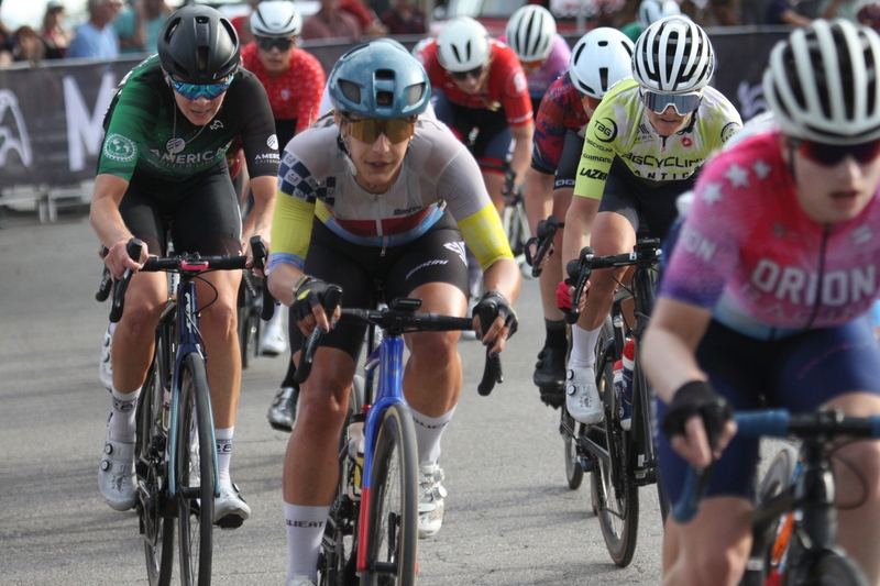 Giro della Montagna 2025 E -LXXVI.jpg :: Giro della Montagna 2025/Gateway Cup 2025 - American Criterium Cup 2025- August 31st 2025 - Women's Pro Cycling, CAT 1-2, 70 minutes of racing, a field of 150, The Giro della Montagna presented by VOLPI FOODS - the third stop of the Bommarito Audi West County Gateway Cup and the final event on the American Criterium Cup. The course is called -The Hill- for a reason long and rectangular the uphill race from turn 2 to turn 3 decides the race. Turn 4 leads to a Mach 5 downhill sprint, making lap positioning critical. -presented by VOLPI FOODS- Stop 6 - Bommarito Audi West County Gateway Cup, Four days of racing over Labor Day Weekend, The Bommarito Audi West County Gateway Cup feature four of St. Louis Signature neighborhoods and the final stage of the American Criterium Cup at the Classic Giro della Montagna Criterium. - USA Cycling -