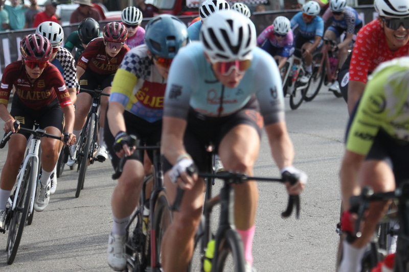 Giro della Montagna 2025 E -XXXXII.jpg :: Giro della Montagna 2025/Gateway Cup 2025 - American Criterium Cup 2025- August 31st 2025 - Women's Pro Cycling, CAT 1-2, 70 minutes of racing, a field of 150, The Giro della Montagna presented by VOLPI FOODS - the third stop of the Bommarito Audi West County Gateway Cup and the final event on the American Criterium Cup. The course is called -The Hill- for a reason long and rectangular the uphill race from turn 2 to turn 3 decides the race. Turn 4 leads to a Mach 5 downhill sprint, making lap positioning critical. -presented by VOLPI FOODS- Stop 6 - Bommarito Audi West County Gateway Cup, Four days of racing over Labor Day Weekend, The Bommarito Audi West County Gateway Cup feature four of St. Louis Signature neighborhoods and the final stage of the American Criterium Cup at the Classic Giro della Montagna Criterium. - USA Cycling -