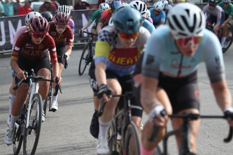 Giro della Montagna 2025 E -XXXXIII.jpg :: Giro della Montagna 2025/Gateway Cup 2025 - American Criterium Cup 2025- August 31st 2025 - Women's Pro Cycling, CAT 1-2, 70 minutes of racing, a field of 150, The Giro della Montagna presented by VOLPI FOODS - the third stop of the Bommarito Audi West County Gateway Cup and the final event on the American Criterium Cup. The course is called -The Hill- for a reason long and rectangular the uphill race from turn 2 to turn 3 decides the race. Turn 4 leads to a Mach 5 downhill sprint, making lap positioning critical. -presented by VOLPI FOODS- Stop 6 - Bommarito Audi West County Gateway Cup, Four days of racing over Labor Day Weekend, The Bommarito Audi West County Gateway Cup feature four of St. Louis Signature neighborhoods and the final stage of the American Criterium Cup at the Classic Giro della Montagna Criterium. - USA Cycling -
