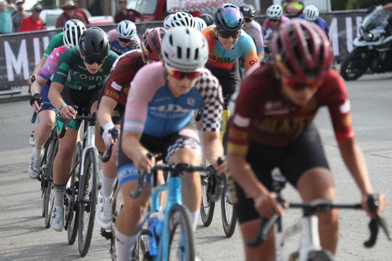 Giro della Montagna 2025 E -XXXXV.jpg :: Giro della Montagna 2025/Gateway Cup 2025 - American Criterium Cup 2025- August 31st 2025 - Women's Pro Cycling, CAT 1-2, 70 minutes of racing, a field of 150, The Giro della Montagna presented by VOLPI FOODS - the third stop of the Bommarito Audi West County Gateway Cup and the final event on the American Criterium Cup. The course is called -The Hill- for a reason long and rectangular the uphill race from turn 2 to turn 3 decides the race. Turn 4 leads to a Mach 5 downhill sprint, making lap positioning critical. -presented by VOLPI FOODS- Stop 6 - Bommarito Audi West County Gateway Cup, Four days of racing over Labor Day Weekend, The Bommarito Audi West County Gateway Cup feature four of St. Louis Signature neighborhoods and the final stage of the American Criterium Cup at the Classic Giro della Montagna Criterium. - USA Cycling -