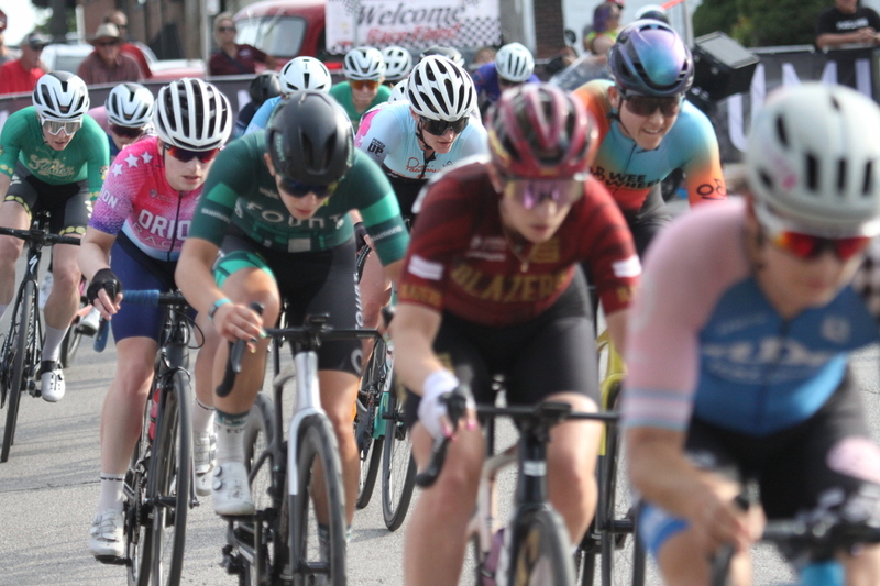 Giro della Montagna 2025 E -XXXXVII.jpg :: Giro della Montagna 2025/Gateway Cup 2025 - American Criterium Cup 2025- August 31st 2025 - Women's Pro Cycling, CAT 1-2, 70 minutes of racing, a field of 150, The Giro della Montagna presented by VOLPI FOODS - the third stop of the Bommarito Audi West County Gateway Cup and the final event on the American Criterium Cup. The course is called -The Hill- for a reason long and rectangular the uphill race from turn 2 to turn 3 decides the race. Turn 4 leads to a Mach 5 downhill sprint, making lap positioning critical. -presented by VOLPI FOODS- Stop 6 - Bommarito Audi West County Gateway Cup, Four days of racing over Labor Day Weekend, The Bommarito Audi West County Gateway Cup feature four of St. Louis Signature neighborhoods and the final stage of the American Criterium Cup at the Classic Giro della Montagna Criterium. - USA Cycling -