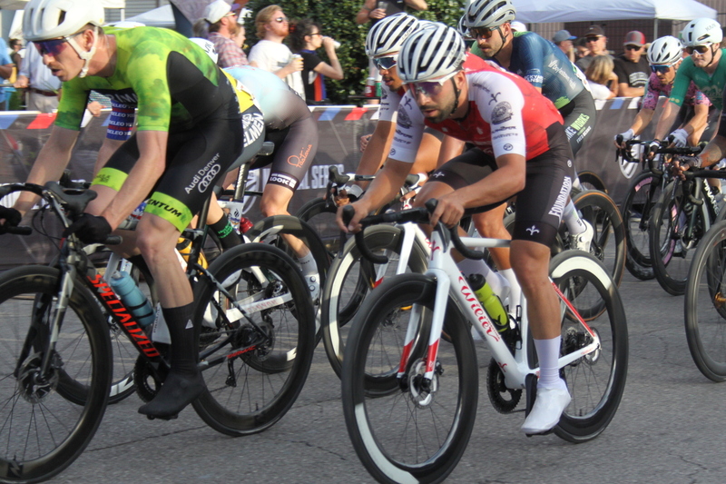 Giro della Montagna 2025 F -CIII.jpg :: Giro della Montagna 2025, Gateway Cup 2025, August 31st 2025, Men's CAT 1, 70 Minutes of racing, a field of 150- The Giro della Montagna presented by VOLPI FOODS - the third stop of the Bommarito Audi West County Gateway Cup and the final event on the American Criterium Cup. The course is called -The Hill- for a reason long and rectangular the uphill race from turn 2 to turn 3 decides the race. Turn 4 leads to a Mach 5 downhill sprint, making lap positioning critical. -Presented by VOLPI FOODS- Category 1 (CAT I) The highest level, reserved for elite riders who have demonstrated exceptional skill and performance. -USA Cycling- UCI Racing License - Designed for individuals racing in UCI events on US soil or abroad, USA Cycling's International Membership grants you immediate access to thousands bike races around the world. -USA Cycling-