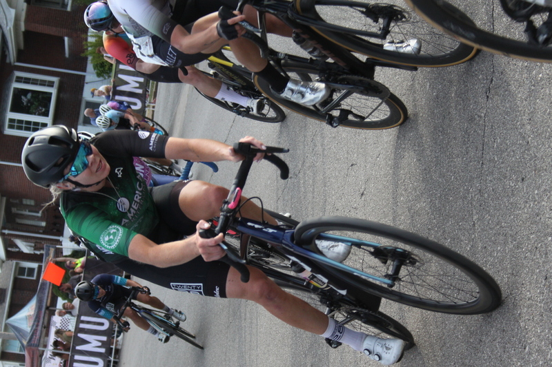 Giro della Montagna 2025 F -IX.jpg :: Giro della Montagna 2025/Gateway Cup 2025 - American Criterium Cup 2025 - Women's Pro 1-2, 70 minutes of racing, a field 150, Stop 6 - Bommarito Audi West County Gateway Cup, Four days of racing over Labor Day Weekend, The Bommarito Audi West County Gateway Cup feature four of St. Louis signature neighborhoods and the final stage of the American Criterium Cup at the Classic Giro della Montagna Criterium. -USA Cycling- Pelton - in a bicycle race, the term -peloton- refers to the main group of riders, also known as the -pack- or -bunch.- Riders race in a pack to draft, which means they ride closely together to save energy and improve speed.   