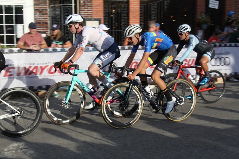 Giro della Montagna 2025 F -LXXIV.jpg :: Giro della Montagna 2025, Gateway Cup 2025, August 31st 2025, Men's CAT 1, 70 Minutes of racing, a field of 150- The Giro della Montagna presented by VOLPI FOODS - the third stop of the Bommarito Audi West County Gateway Cup and the final event on the American Criterium Cup. The course is called -The Hill- for a reason long and rectangular the uphill race from turn 2 to turn 3 decides the race. Turn 4 leads to a Mach 5 downhill sprint, making lap positioning critical. -Presented by VOLPI FOODS- Category 1 (CAT I) The highest level, reserved for elite riders who have demonstrated exceptional skill and performance. -USA Cycling- UCI Racing License - Designed for individuals racing in UCI events on US soil or abroad, USA Cycling's International Membership grants you immediate access to thousands bike races around the world. -USA Cycling-