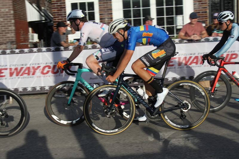 Giro della Montagna 2025 F -LXXV.jpg :: Giro della Montagna 2025, Gateway Cup 2025, August 31st 2025, Men's CAT 1, 70 Minutes of racing, a field of 150- The Giro della Montagna presented by VOLPI FOODS - the third stop of the Bommarito Audi West County Gateway Cup and the final event on the American Criterium Cup. The course is called -The Hill- for a reason long and rectangular the uphill race from turn 2 to turn 3 decides the race. Turn 4 leads to a Mach 5 downhill sprint, making lap positioning critical. -Presented by VOLPI FOODS- Category 1 (CAT I) The highest level, reserved for elite riders who have demonstrated exceptional skill and performance. -USA Cycling- UCI Racing License - Designed for individuals racing in UCI events on US soil or abroad, USA Cycling's International Membership grants you immediate access to thousands bike races around the world. -USA Cycling-