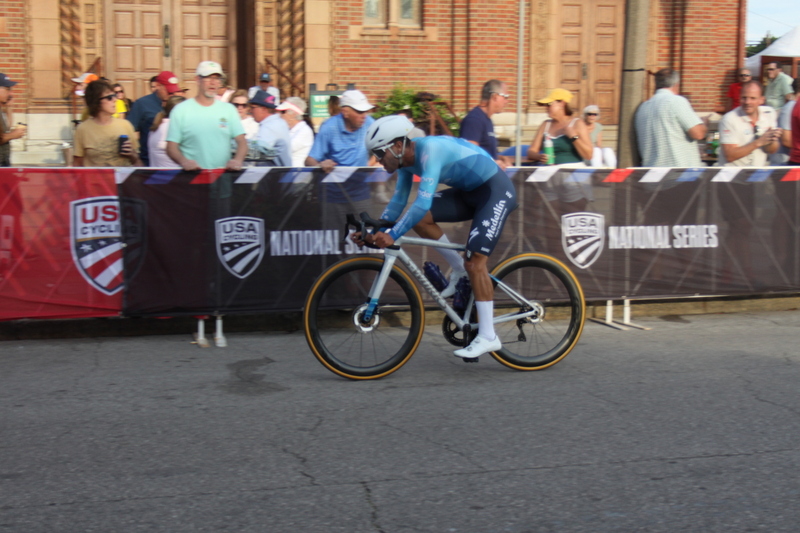 Giro della Montagna 2025 F -LXXXV.jpg :: Giro della Montagna 2025, Gateway Cup 2025, August 31st 2025, Men's CAT 1, 70 Minutes of racing, a field of 150- The Giro della Montagna presented by VOLPI FOODS - the third stop of the Bommarito Audi West County Gateway Cup and the final event on the American Criterium Cup. The course is called -The Hill- for a reason long and rectangular the uphill race from turn 2 to turn 3 decides the race. Turn 4 leads to a Mach 5 downhill sprint, making lap positioning critical. -Presented by VOLPI FOODS- Category 1 (CAT I) The highest level, reserved for elite riders who have demonstrated exceptional skill and performance. -USA Cycling- UCI Racing License - Designed for individuals racing in UCI events on US soil or abroad, USA Cycling's International Membership grants you immediate access to thousands bike races around the world. -USA Cycling-